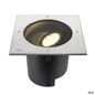 Preview: SLV 1009171 DASAR® XL, Bodeneinbauleuchte, asymmetrisch, 3000K, 70°/40°, IP65/IP67, quadratisch, edelstahl / schwarz