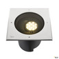 Preview: SLV 1009171 DASAR® XL, Bodeneinbauleuchte, asymmetrisch, 3000K, 70°/40°, IP65/IP67, quadratisch, edelstahl / schwarz