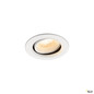 Preview: SLV 1009338 NUMINOS® MOVE XS, Deckeneinbauleuchte, 2700 K, 40°, IP20, rund, weiß