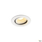 Preview: SLV 1009359 NUMINOS® MOVE XS, Deckeneinbauleuchte, 3000 K, 55°, IP20, rund, weiß
