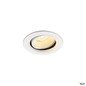 Preview: SLV 1009371 NUMINOS® MOVE XS, Deckeneinbauleuchte, 4000 K, 20°, IP20, rund, weiß