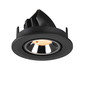 Preview: SLV 1009384 NUMINOS GIMBLE S, Deckeneinbauleuchte schwarz/chrom 2700K 40°