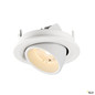Preview: SLV 1009392 NUMINOS® GIMBLE S, Deckeneinbauleuchte, 2700 K, 40°, IP20, rund, weiß