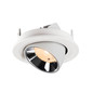 Preview: SLV 1009393 NUMINOS GIMBLE S, Deckeneinbauleuchte weiß/chrom 2700K 40°