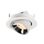 Preview: SLV 1009396 NUMINOS GIMBLE S, Deckeneinbauleuchte weiß/chrom 2700K 55°