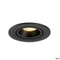 Preview: SLV 1009400 NUMINOS® GIMBLE S, Deckeneinbauleuchte, 3000 K, 40°, IP20, rund, schwarz