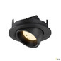 Preview: SLV 1009403 NUMINOS® GIMBLE S, Deckeneinbauleuchte, 3000 K, 55°, IP20, rund, schwarz