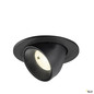 Preview: SLV 1009415 NUMINOS® GIMBLE S, Deckeneinbauleuchte, 4000 K, 20°, IP20, rund, schwarz
