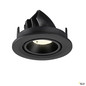 Preview: SLV 1009418 NUMINOS® GIMBLE S, Deckeneinbauleuchte, 4000 K, 40°, IP20, rund, schwarz