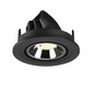 Preview: SLV 1009420 NUMINOS GIMBLE S, Deckeneinbauleuchte schwarz/chrom 4000K 40°
