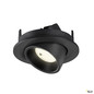 Preview: SLV 1009421 NUMINOS® GIMBLE S, Deckeneinbauleuchte, 4000 K, 55°, IP20, rund, schwarz