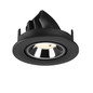 Preview: SLV 1009423 NUMINOS GIMBLE S, Deckeneinbauleuchte schwarz/chrom 4000K 55°
