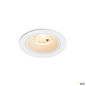 Preview: SLV 1009443 NUMINOS® S, Deckeneinbauleuchte, 2700 K, 20°, IP20, rund, weiß