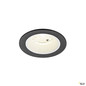 Preview: SLV 1009476 NUMINOS® S, Deckeneinbauleuchte, 4000 K, 55°, IP20, rund, schwarz / weiß