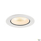 Preview: SLV 1009716 NUMINOS® GIMBLE L, Deckeneinbauleuchte, 2700 K, 40°, IP20, rund, weiß