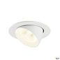 Preview: SLV 1009749 NUMINOS® GIMBLE L, Deckeneinbauleuchte, 4000 K, 20°, IP20, rund, weiß