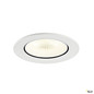 Preview: SLV 1009752 NUMINOS® GIMBLE L, Deckeneinbauleuchte, 4000 K, 40°, IP20, rund, weiß