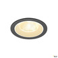 Preview: SLV 1009775 NUMINOS® L, Deckeneinbauleuchte, 3000 K, 20°, IP20, rund, schwarz / weiß