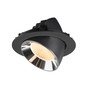 Preview: SLV 1009869 NUMINOS GIMBLE XL, Deckeneinbauleuchte schwarz/chrom 2700K 40°