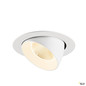 Preview: SLV 1009874 NUMINOS® GIMBLE XL, Deckeneinbauleuchte,, 2700 K, 20°, weiß