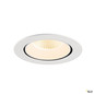 Preview: SLV 1009877 NUMINOS® GIMBLE XL, Deckeneinbauleuchte,, 2700 K, 40°, weiß