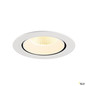 Preview: SLV 1009895 NUMINOS® GIMBLE XL, Deckeneinbauleuchte,, 3000 K, 40°, weiß