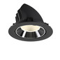 Preview: SLV 1009902 NUMINOS GIMBLE XL, Deckeneinbauleuchte schwarz/chrom 4000K 20°