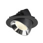 Preview: SLV 1009902 NUMINOS GIMBLE XL, Deckeneinbauleuchte schwarz/chrom 4000K 20°