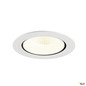 Preview: SLV 1009913 NUMINOS® GIMBLE XL, Deckeneinbauleuchte,, 4000 K, 40°, weiß