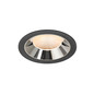Preview: SLV 1009923 NUMINOS XL, Deckeneinbauleuchte schwarz/chrom 2700K 40°