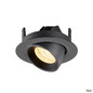 Preview: SLV 1010044 NUMINOS® GIMBLE XS, Deckeneinbauleuchte, 3000 K, 20°, IP20, rund, schwarz