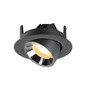 Preview: SLV 1010052 NUMINOS GIMBLE XS, Deckeneinbauleuchte schwarz/chrom 3000K 55°