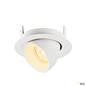 Preview: SLV 1010054 NUMINOS® GIMBLE XS, Deckeneinbauleuchte, 3000 K, 20°, IP20, rund, weiß