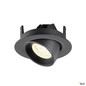 Preview: SLV 1010062 NUMINOS® GIMBLE XS, Deckeneinbauleuchte, 4000 K, 20°, IP20, rund, schwarz