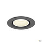 Preview: SLV 1010069 NUMINOS® GIMBLE XS, Deckeneinbauleuchte, 4000 K, 55°, IP20, rund, schwarz / weiß