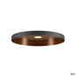 Preview: SLV 1010096 LALU® PLATE 33, Leuchtenschirm, E27 Base, Mix&Match, H: 1.5 cm, schwarz / bronze