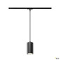 Preview: SLV 1010099 ASTO TUBE, 1~ Pendelleuchte, GU10, Pendellänge 250 cm, 1 x max. 10 W, schwarz
