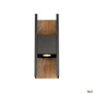 Preview: SLV 1010101 FLATT II, Wandaufbauleuchte, PHASE, 2700 K, 9.5 W, anthrazit / braun