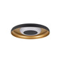 Preview: SLV 1010217 MOTUNA, CW, Phase, Wand- und Deckenaufbauleuchte, rund, 2700K, 10W, 130°, schwarz / goldfarben