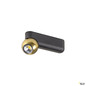 Preview: SLV 1010300 DYSKO, Wand- und Deckenaufbauleuchte, single, PHASE, 2700K, 6.7 W, 36°, schwarz / gold