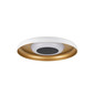 Preview: SLV 1010365 MOTUNA, CW, Phase, Wand- und Deckenaufbauleuchte, rund, 2700K, 10W, 130°, weiß / goldfarben