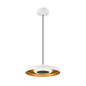 Preview: SLV 1010366 MOTUNA, PD, Phase, Pendelleuchte, 2700K, 10W, 130°, weiß / goldfarben