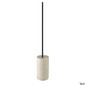 Preview: SLV 1010418 FITU PD, E27, stone, Pendelleuchte, Pendellänge 500 cm, offenes Kabelende, 1 x max. 15 W, beige
