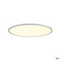Preview: SLV 1010425 PANEL 60, Deckenaufbauleuchte, rund, DALI, 3000/4000K, 29 W, 90°, grau