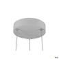 Preview: SLV 1010427 PANEL 60, Pendelleuchte, rund, PHASE, Pendellänge 200 cm, 3000/4000K, 90°, grau