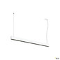 Preview: SLV 1010511 GLENOS® PRO, Pendelleuchte, 1,2m, DALI, UGR16, Pendellänge 210 cm, 4000K, 75°, weiß / schwarz