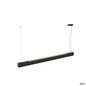 Preview: SLV 1010514 GLENOS® PRO, Pendelleuchte, 1,5m, DALI, UGR16, Pendellänge 210 cm, 3000K, 75°, schwarz
