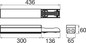 Preview: SLV 1010551 EASYLIGHT FOB 300 7 25 BK, Feed out Box 300mm, 7 pole, 2,5mm2 SLVtec