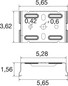 Preview: SLV 1010563 EASYLIGHT SCF M6 BK, Surface ceiling fix M6 SLVtec