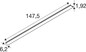 Preview: SLV 1010717 RETRO, Trunking PC Blind Cover 1475 SLVtec